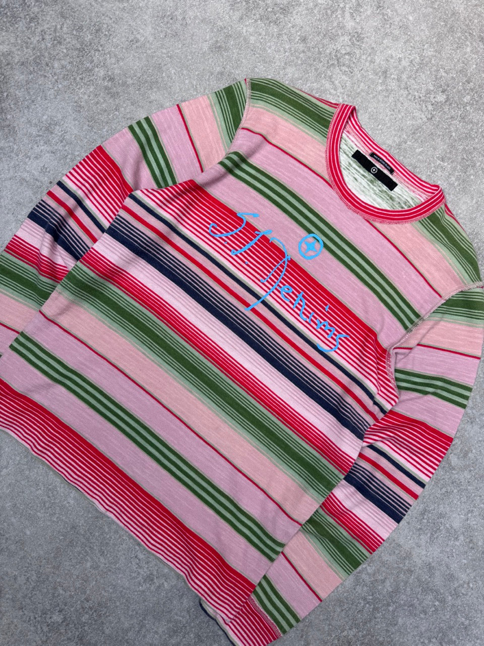 S/S 2016 Stone Island Denims Multi Stripe Sweatshirt