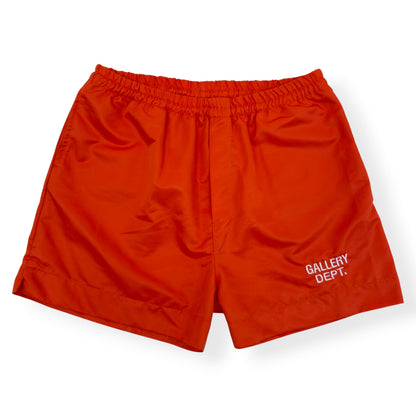 GALLERY DEPT ART ON DISPLAY NYLON SHORTS ORANGE M | Medium, Orange