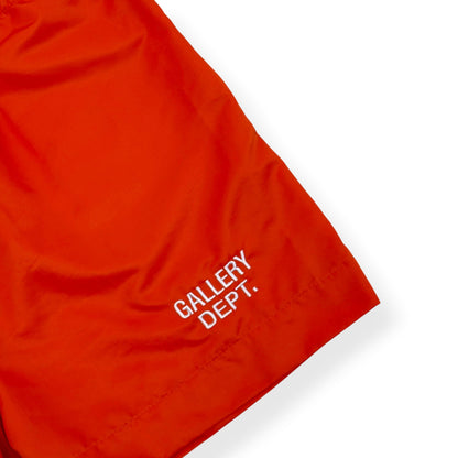 GALLERY DEPT ART ON DISPLAY NYLON SHORTS ORANGE M | Medium, Orange