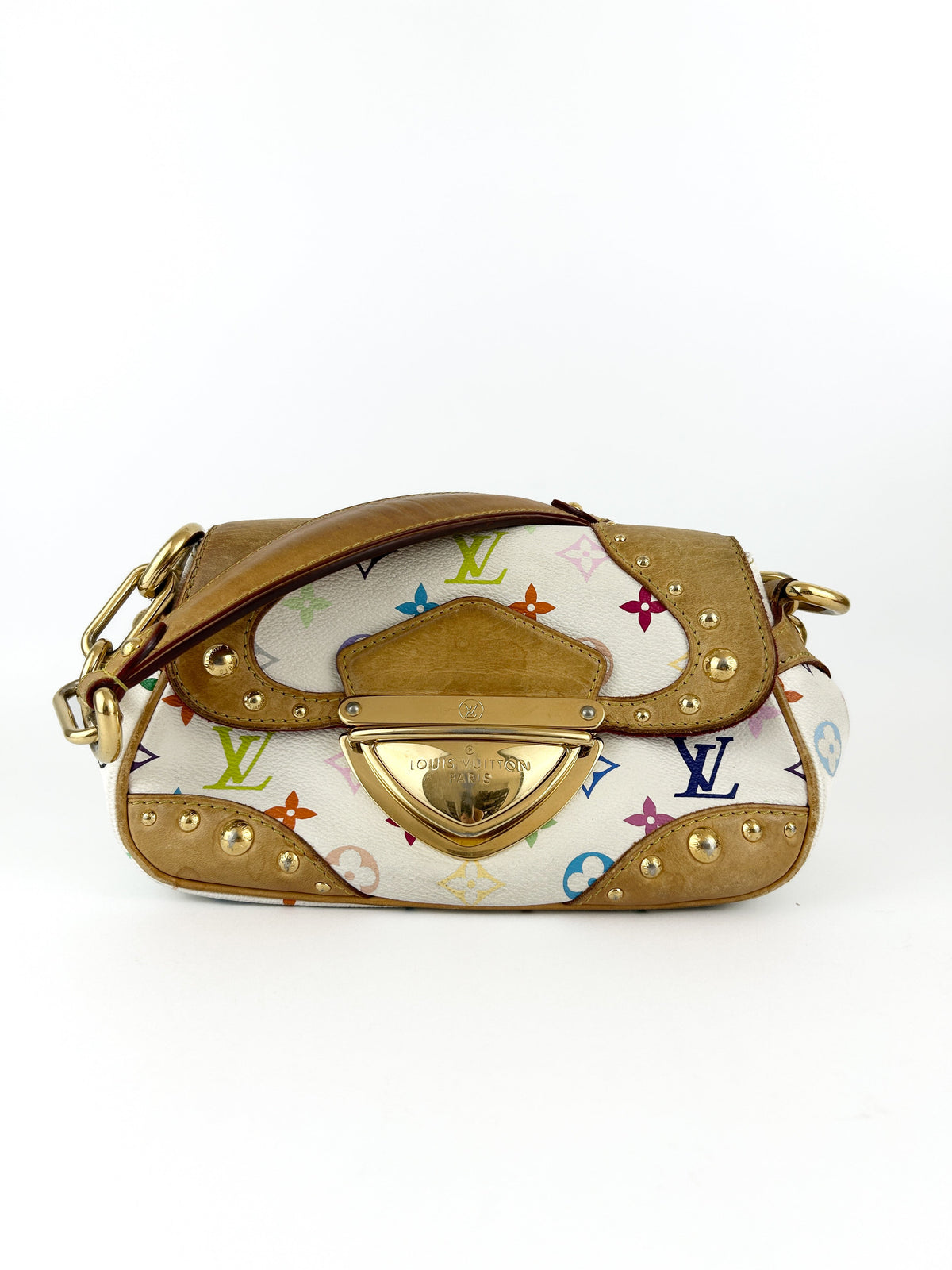 RARE Louis Vuitton Takashi Murakami Marilyn Shoulder Bag (2007) | O/S, White
