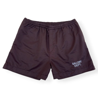 GALLERY DEPT ART ON DISPLAY NYLON SHORTS BROWN M | Medium, Brown