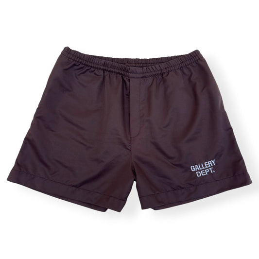 GALLERY DEPT ART ON DISPLAY NYLON SHORTS BROWN M | Medium, Brown