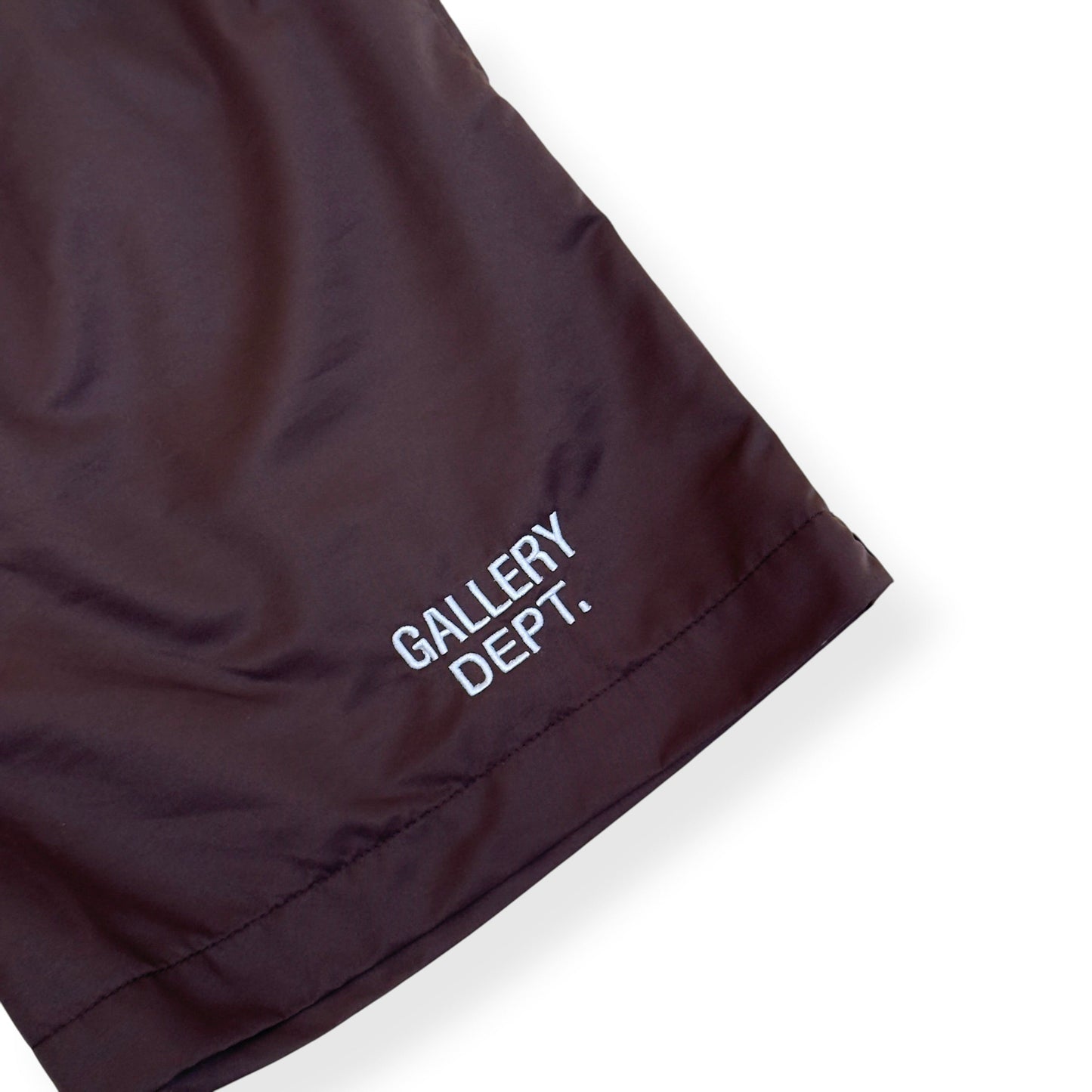 GALLERY DEPT ART ON DISPLAY NYLON SHORTS BROWN M | Medium, Brown