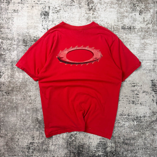 Vintage Oakley Software Sawblade Graphic T-shirt (L)