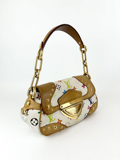RARE Louis Vuitton Takashi Murakami Marilyn Shoulder Bag (2007) | O/S, White
