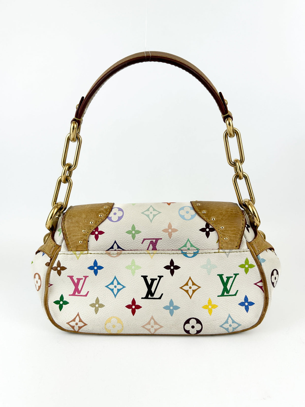 RARE Louis Vuitton Takashi Murakami Marilyn Shoulder Bag (2007) | O/S, White