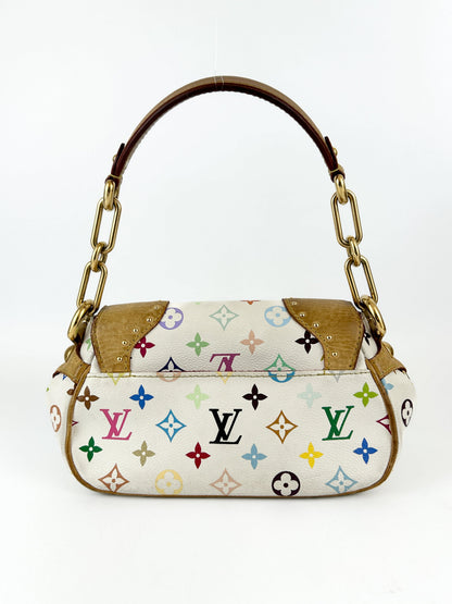 RARE Louis Vuitton Takashi Murakami Marilyn Shoulder Bag (2007) | O/S, White