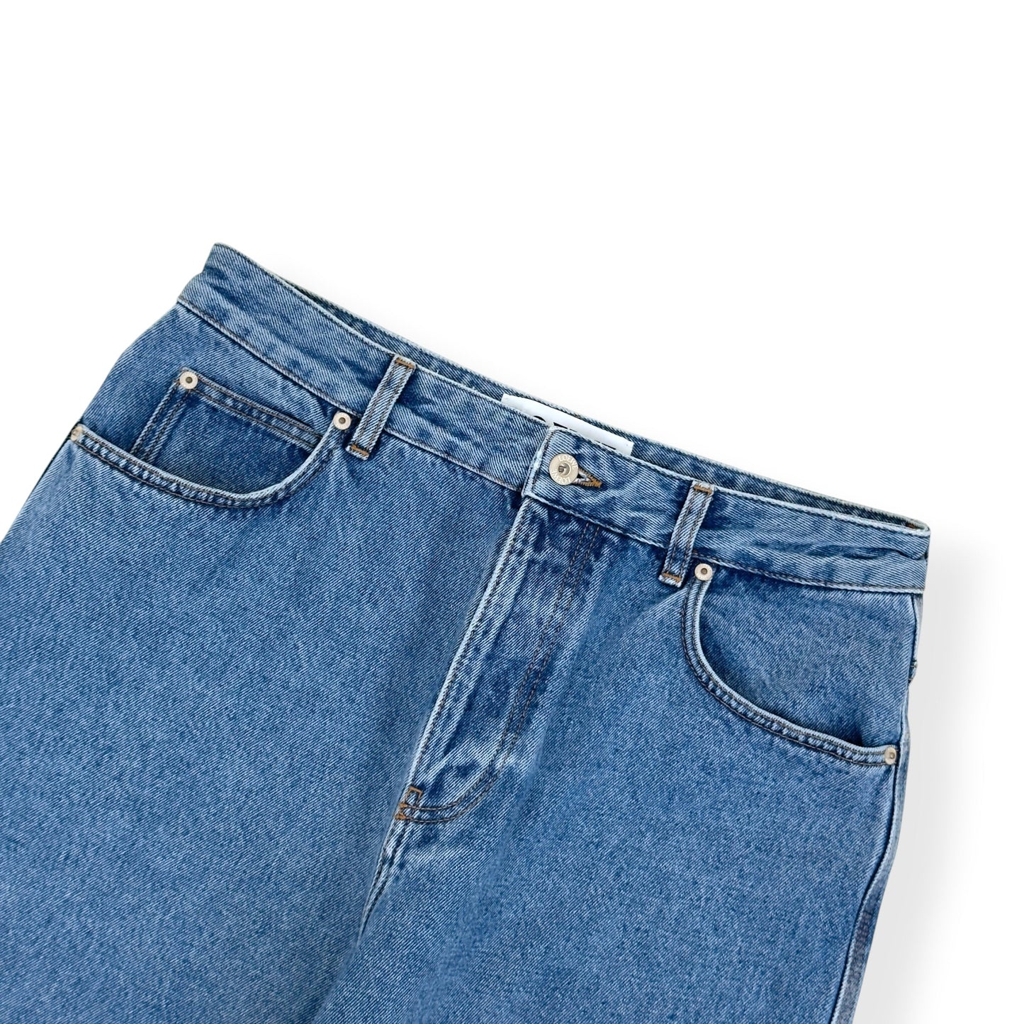 LOEWE ANAGRAM WIDE LEG JEANS BLUE 50 / L | Large, Blue