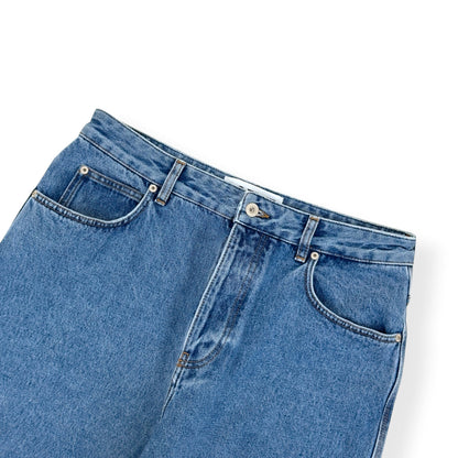 LOEWE ANAGRAM WIDE LEG JEANS BLUE 50 / L | Large, Blue
