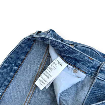 LOEWE ANAGRAM WIDE LEG JEANS BLUE 50 / L | Large, Blue