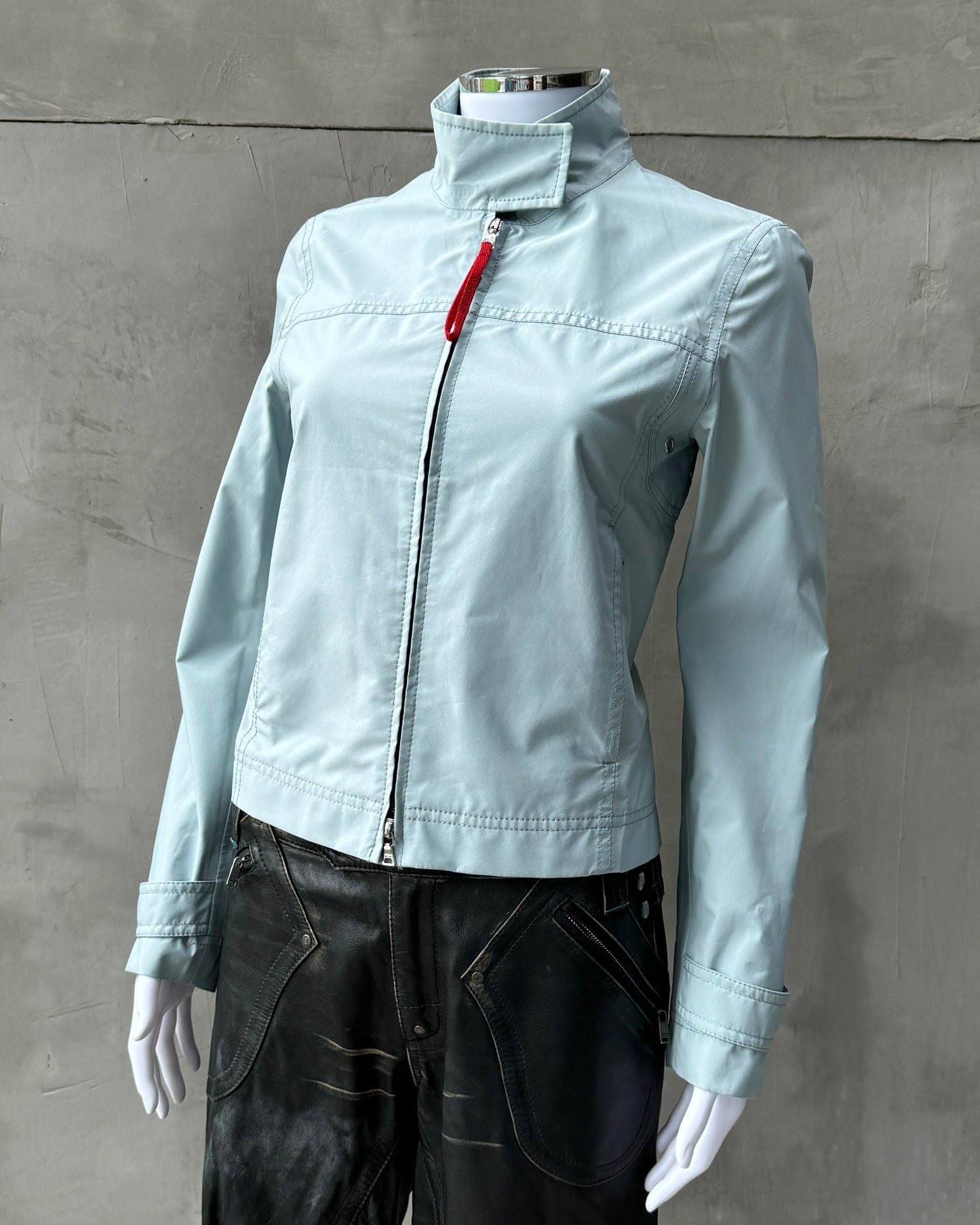 PRADA SPORT 2000'S BABY BLUE GORETEX JACKET - M