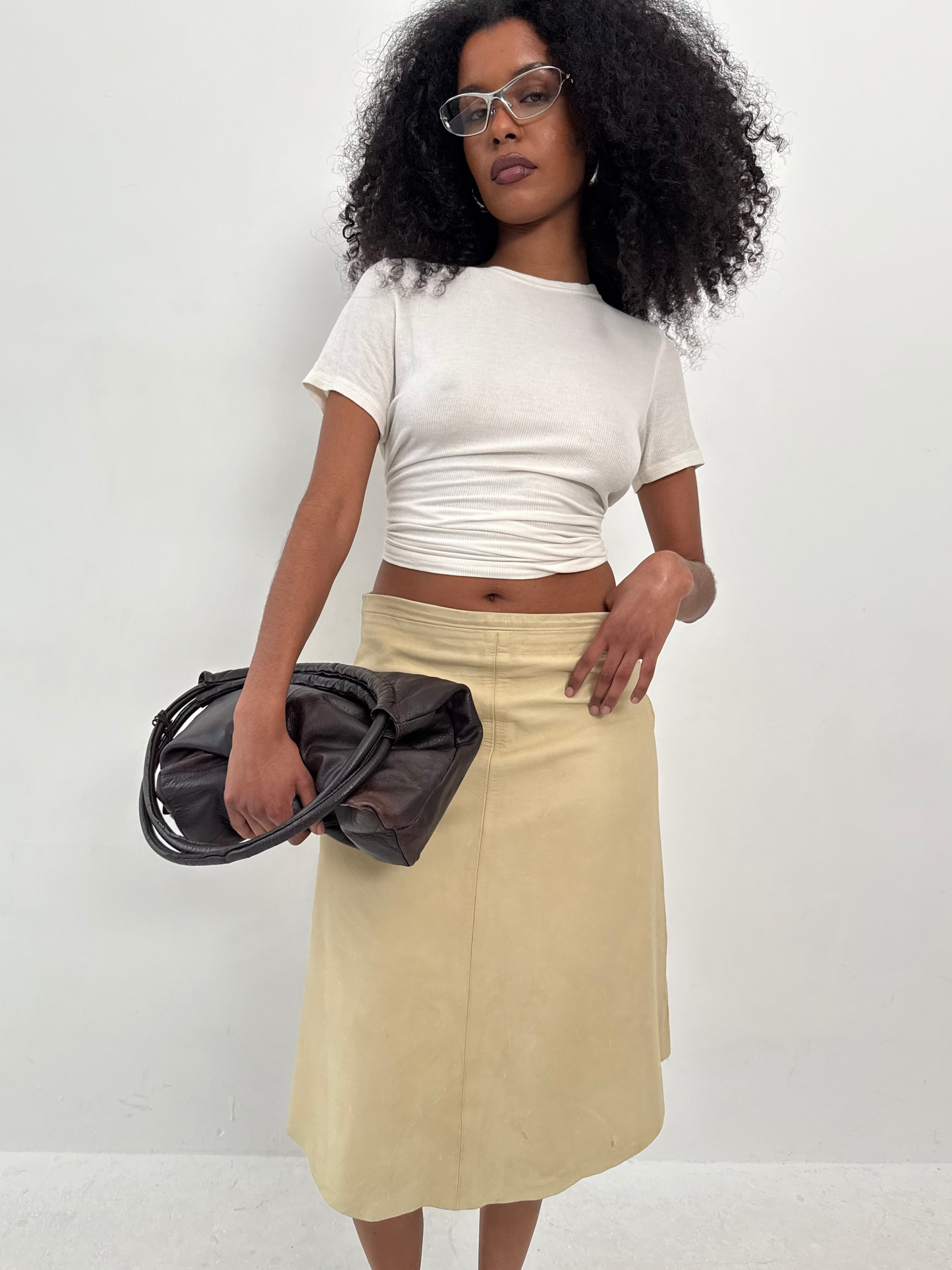 Butter leather skirt | Default Title, TBD