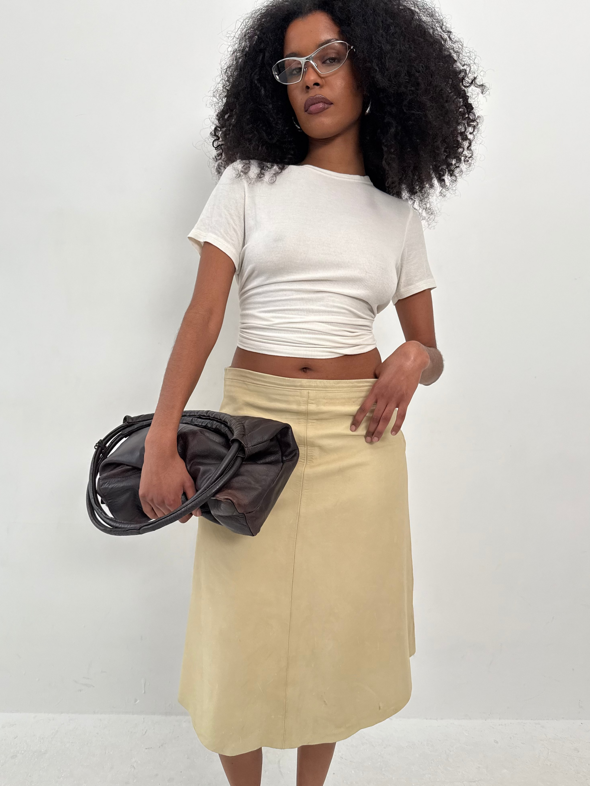 Butter leather skirt | Default Title, TBD