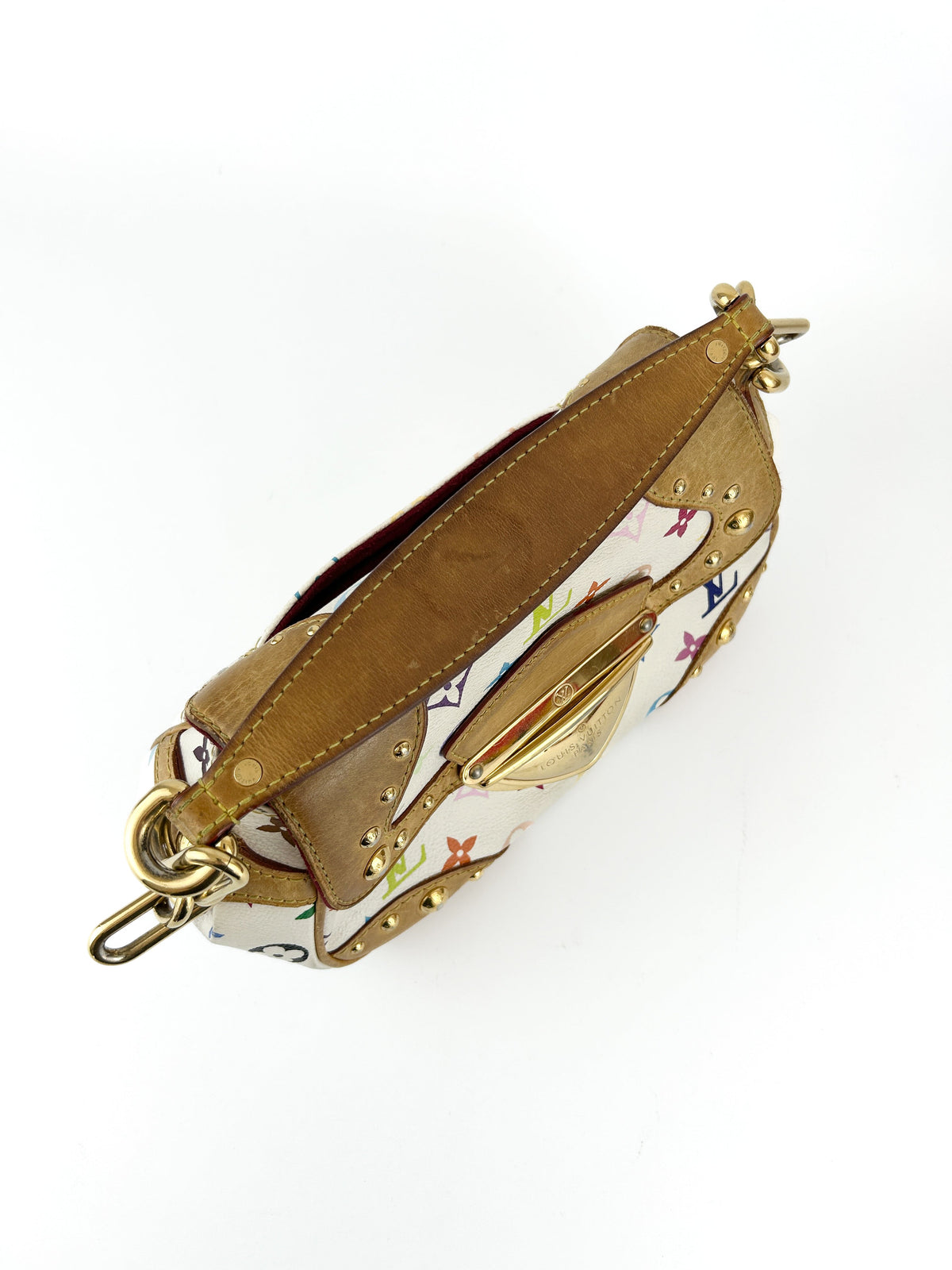 RARE Louis Vuitton Takashi Murakami Marilyn Shoulder Bag (2007) | O/S, White