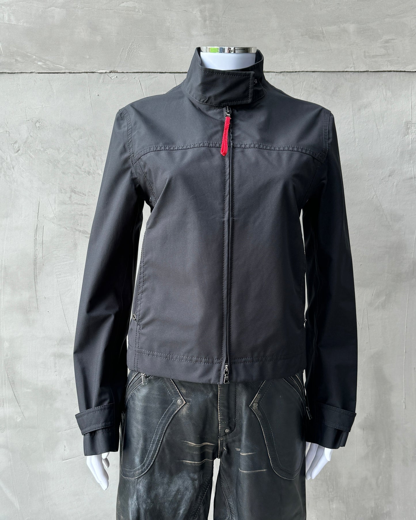 PRADA SPORT 2000'S BLACK GORETEX JACKET - M | Medium, Black