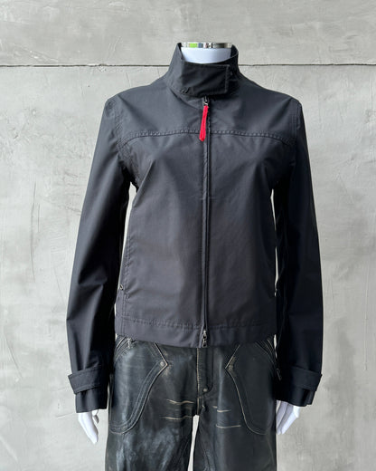 PRADA SPORT 2000'S BLACK GORETEX JACKET - M | Medium, Black