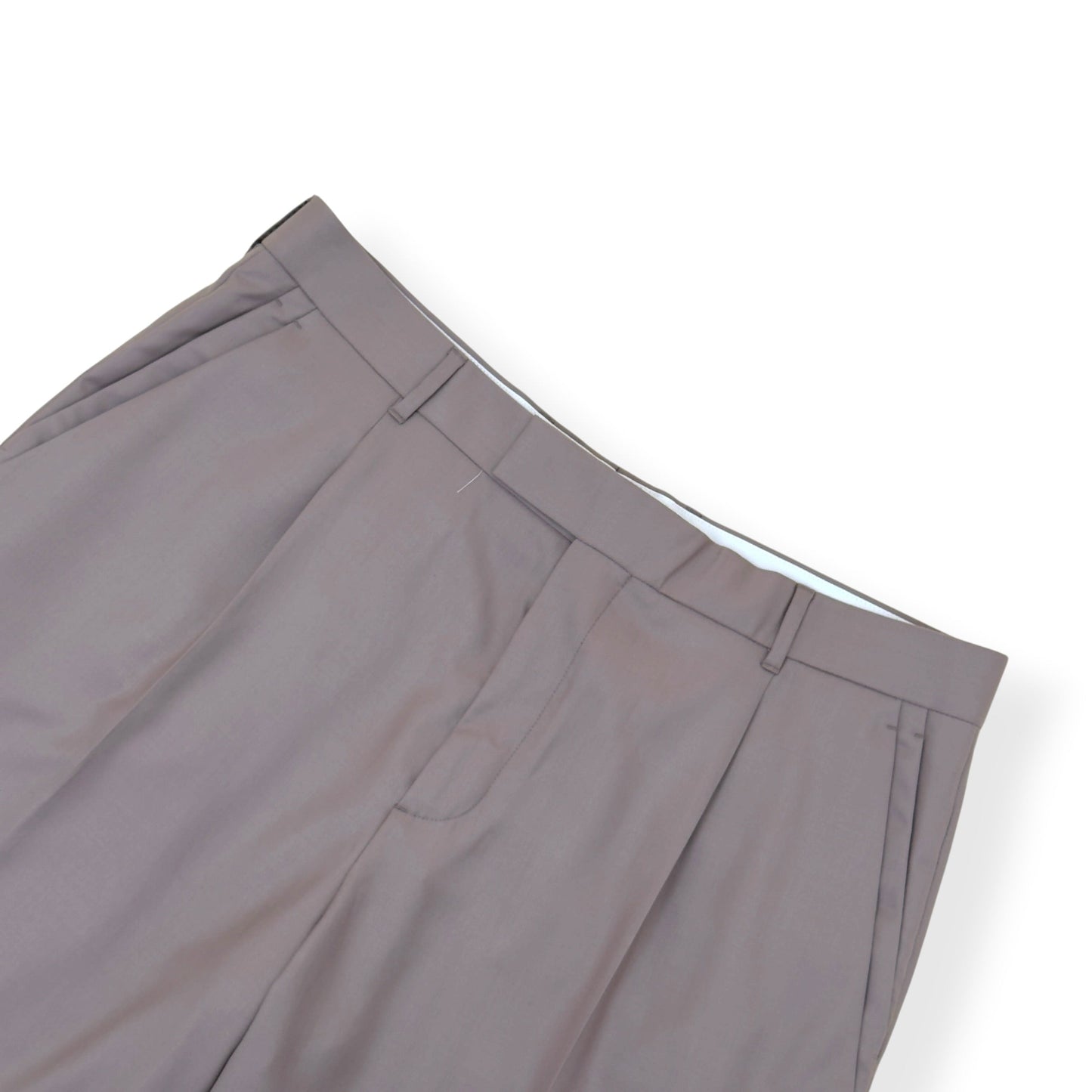 DIOR CASHMERE / WOOL PLEATED SHORTS TAUPE 52 / XL | XL, Taupe