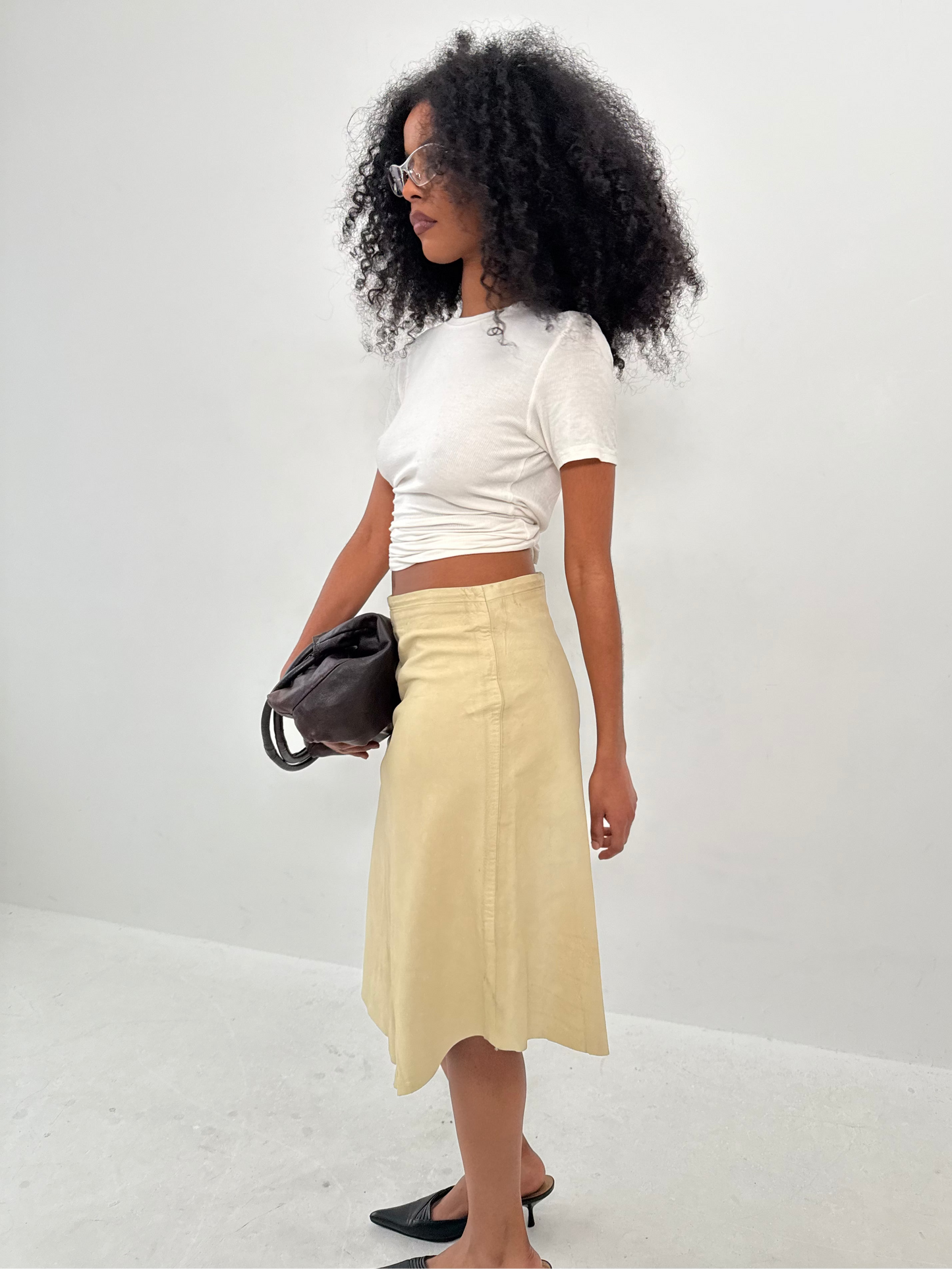 Butter leather skirt | Default Title, TBD