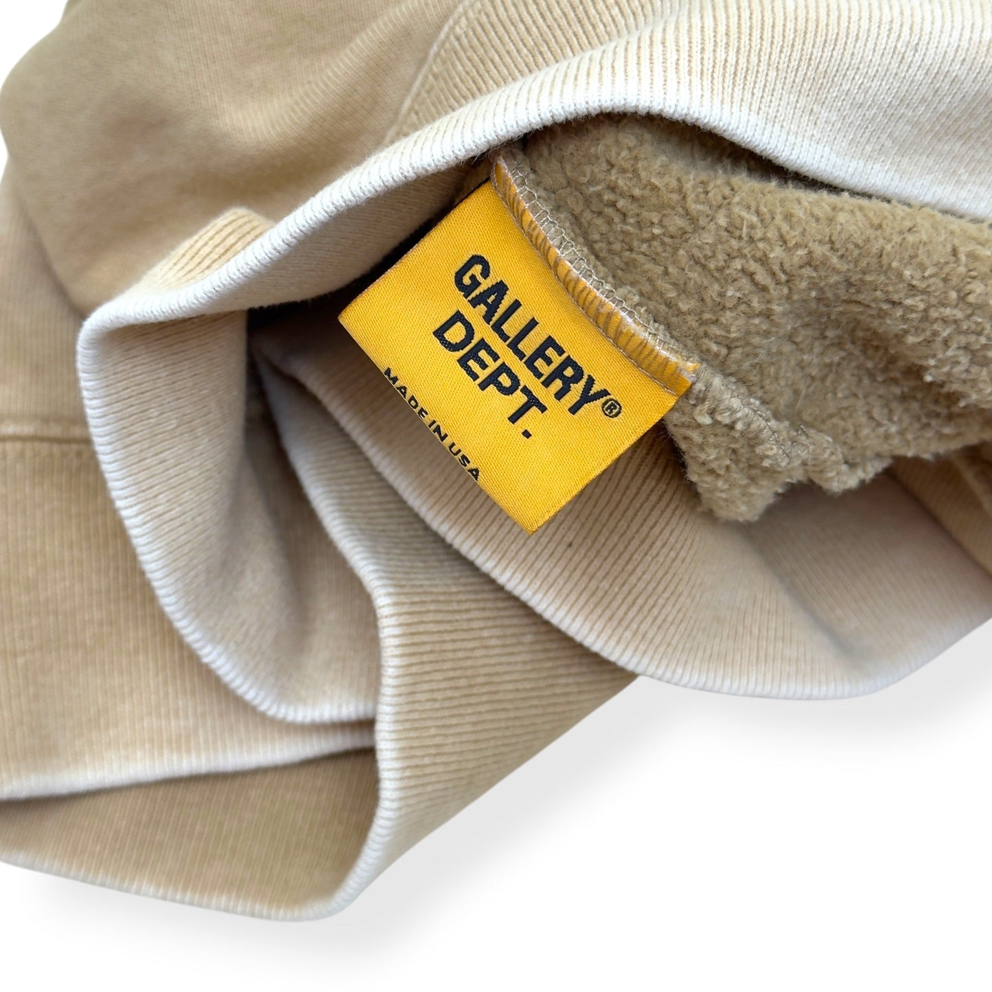 GALLERY DEPT. DEPT DE LA GALERIE ZIP-UP HOODIE TAN XL | XL, Tan