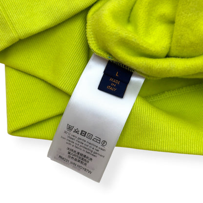 LOUIS VUITTON MONOGRAM CREWNECK SWEATSHIRT LIME GREEN / BLUE L | Large, Blue