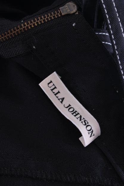 Ulla Johnson S/S Contrasting Stitch Dress Black/ White 12 | O/S, Black