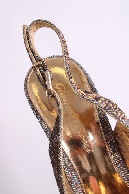 Gianvito Rossi Glitter Lepoard Heels glitter lepoard 37.5 | O/S, Glitter Leopard