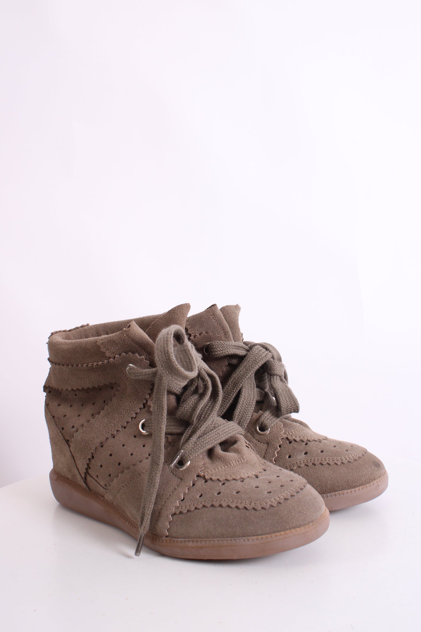 Isabel Marant Khaki Trainer Heel Khaki 37 | O/S, Khaki