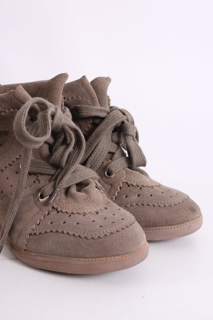 Isabel Marant Khaki Trainer Heel Khaki 37 | O/S, Khaki