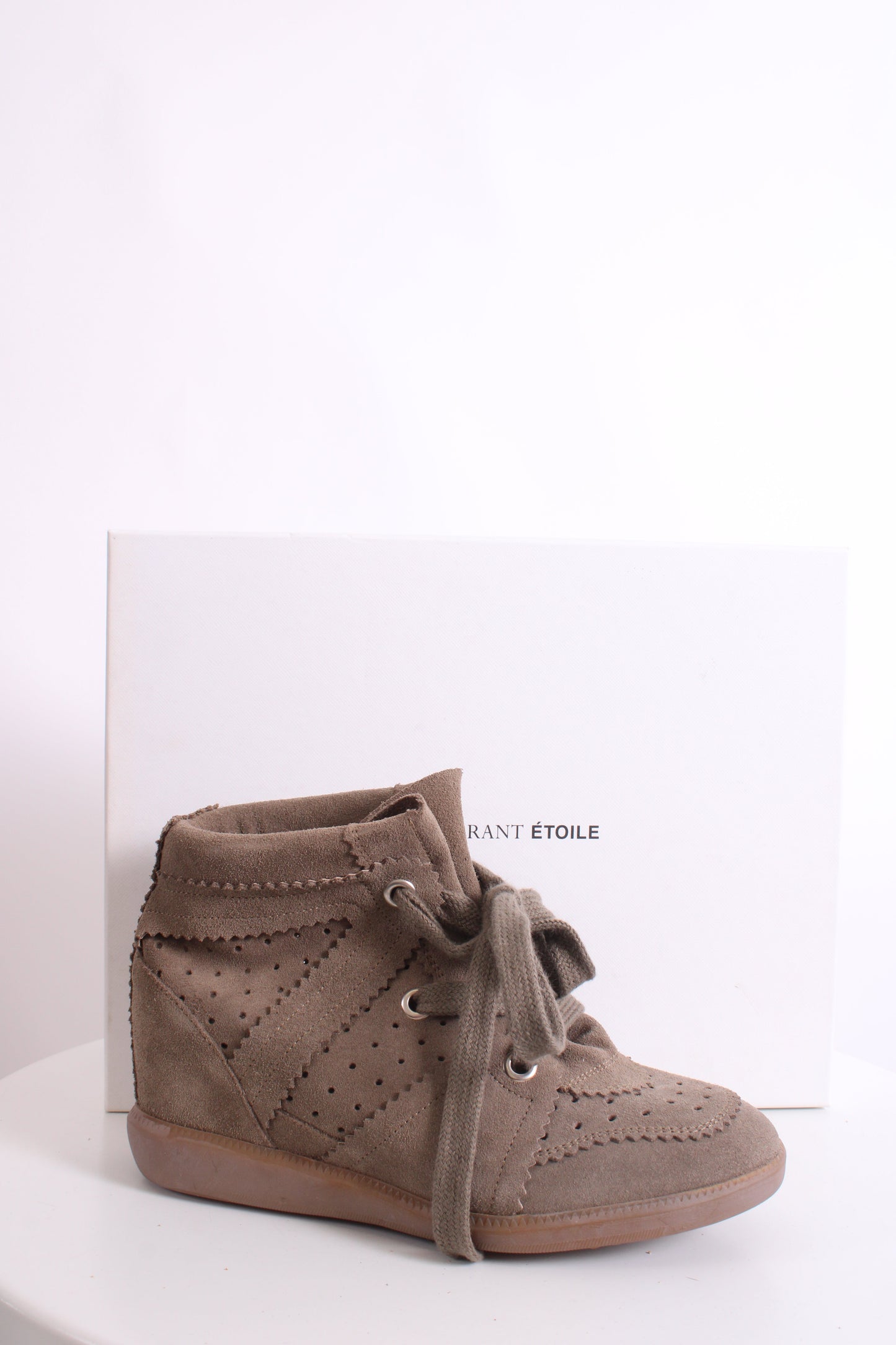 Isabel Marant Khaki Trainer Heel Khaki 37 | O/S, Khaki