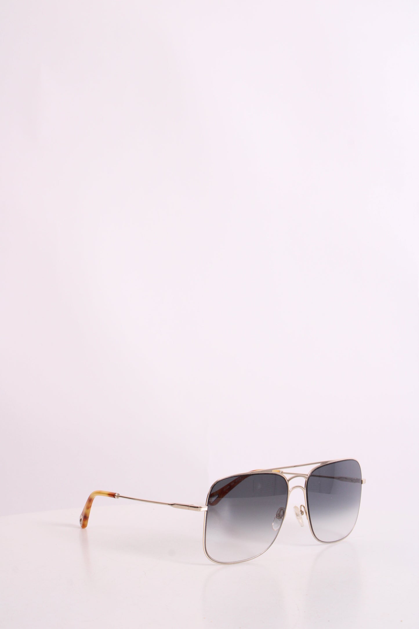Chloe Blue Tint Sunglasses Silver | O/S, Blue