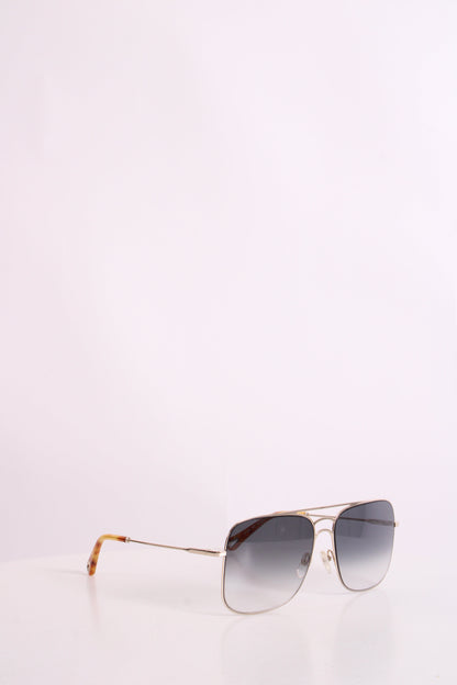 Chloe Blue Tint Sunglasses Silver | O/S, Blue