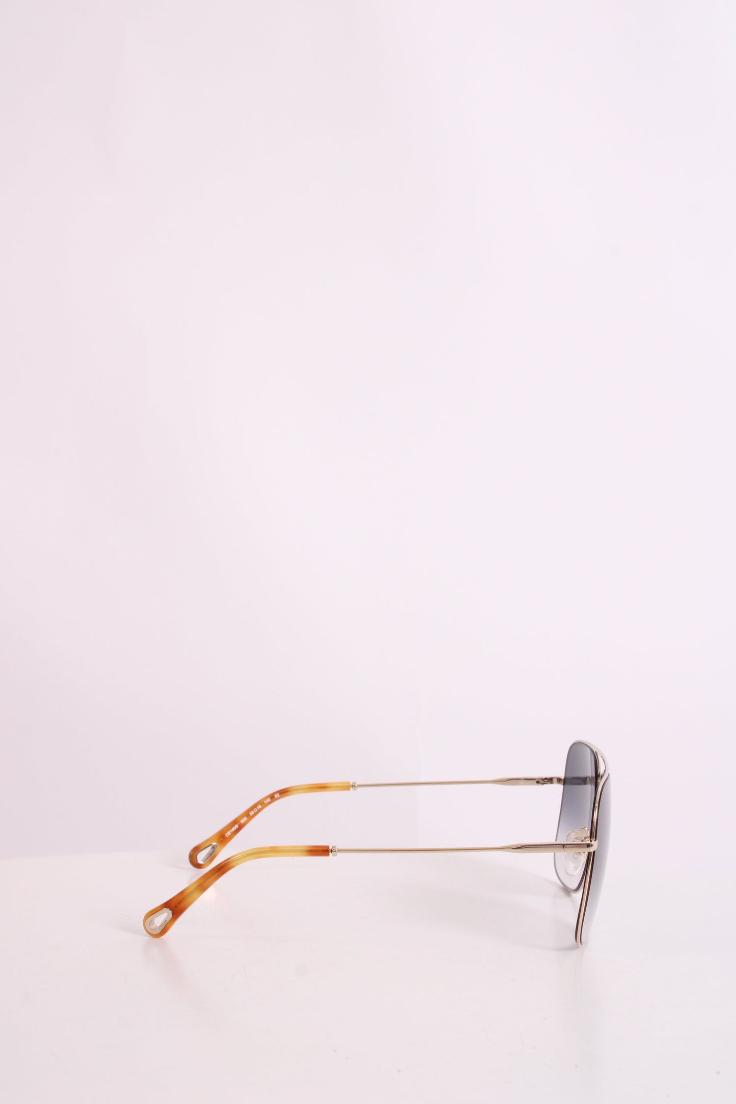 Chloe Blue Tint Sunglasses Silver | O/S, Blue