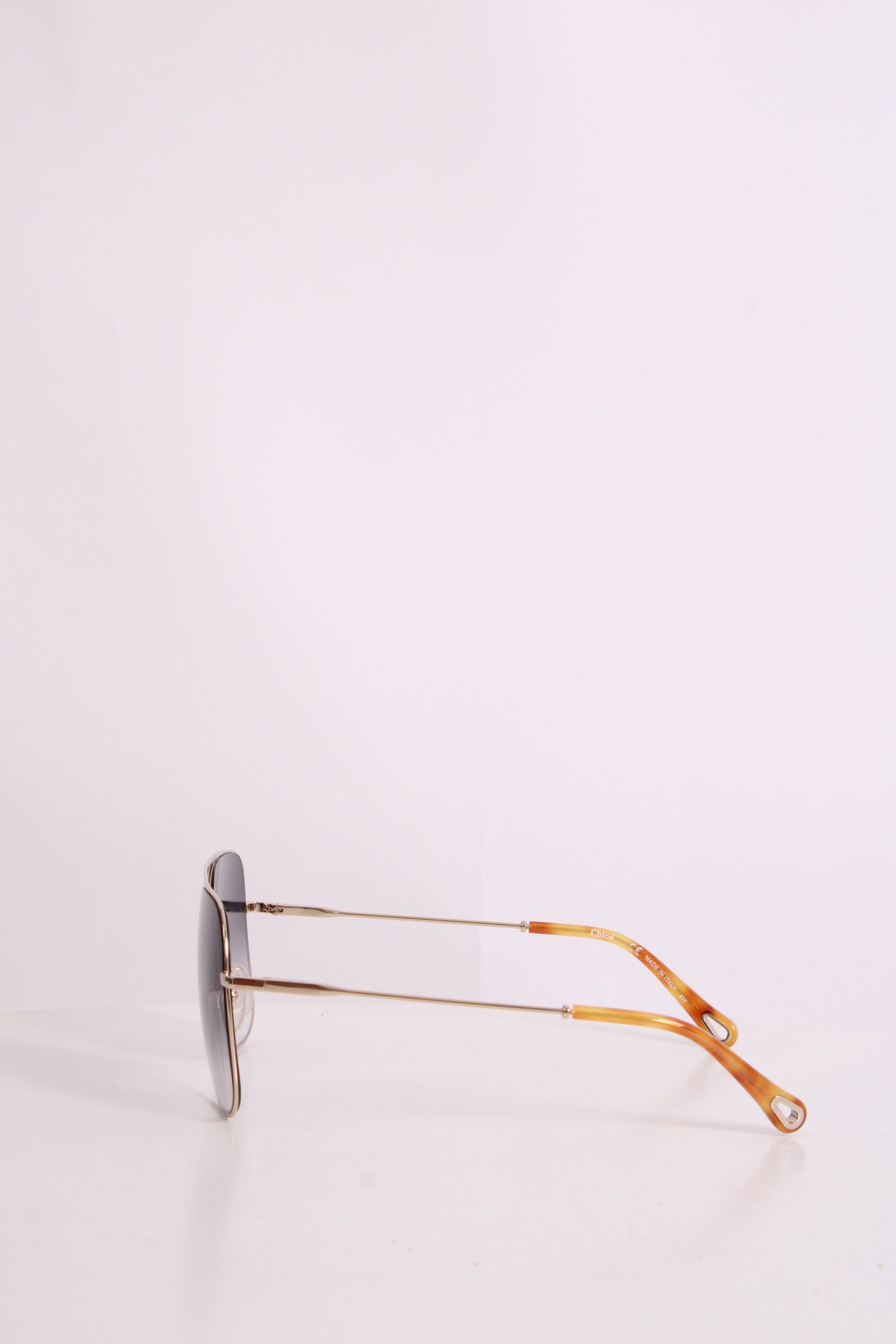 Chloe Blue Tint Sunglasses Silver | O/S, Blue