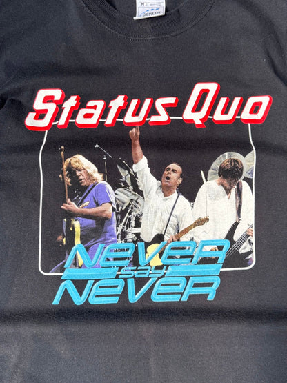 2001 Status Quo 'Never Say Never' Graphic Tee