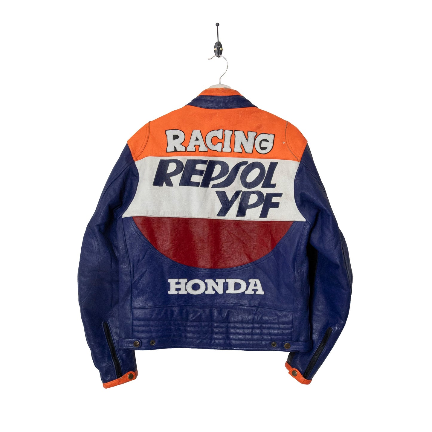 Miline Multi Patched Honda Racing Leather Jacket