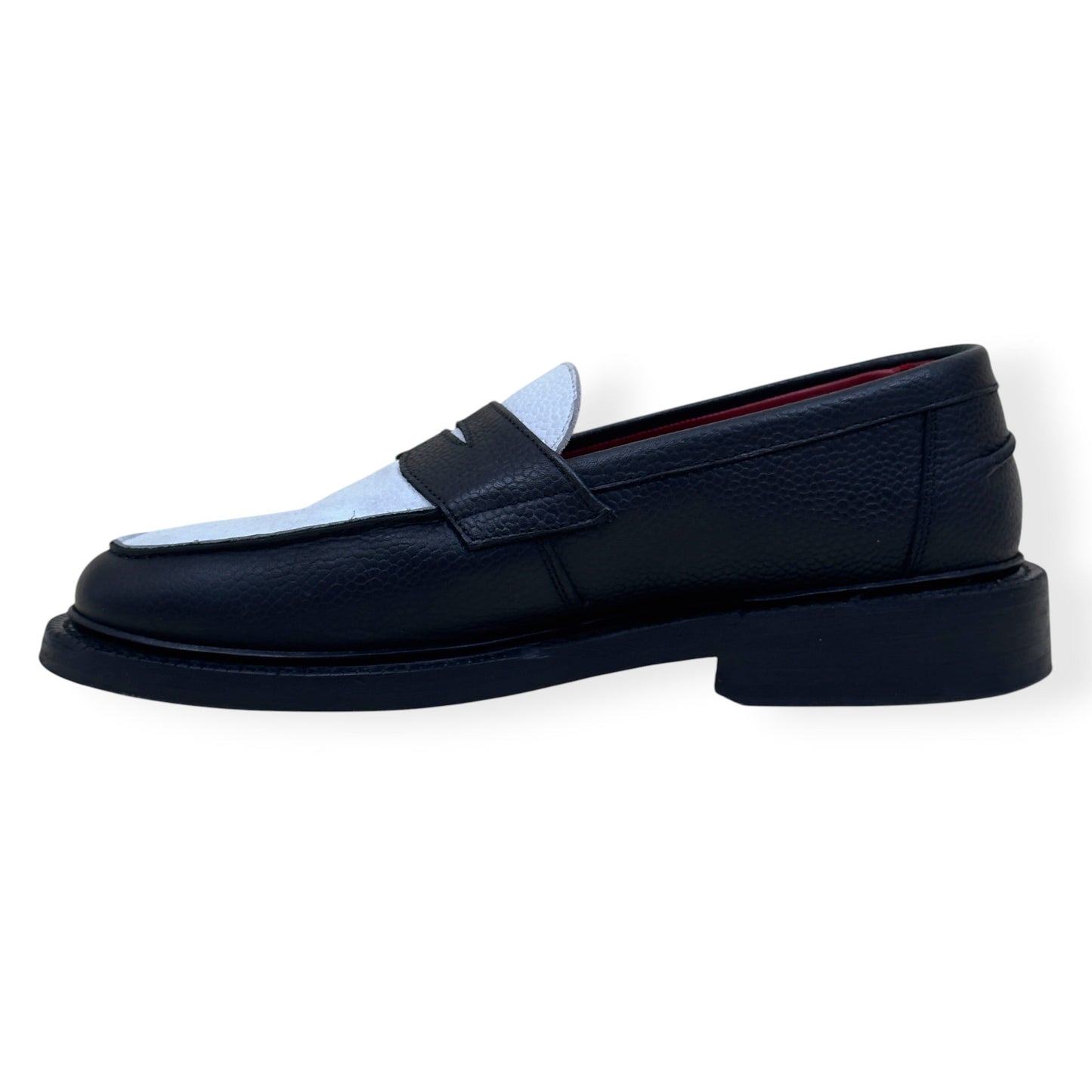 BLACKSTOCK & WEBER ELLIS LOAFERS BLACK / WHITE US6.5 / UK5.5 | UK 5.5, Black
