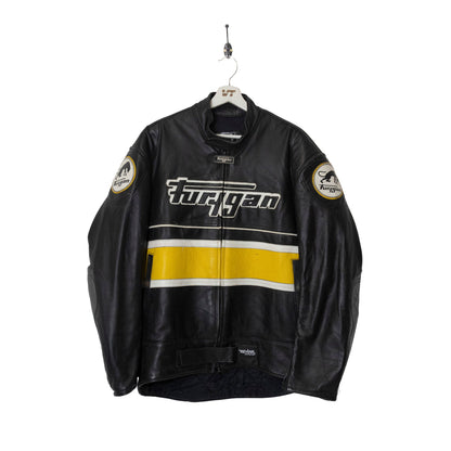 Turjgan Tri-Tone Moto Leather Racing Jacket