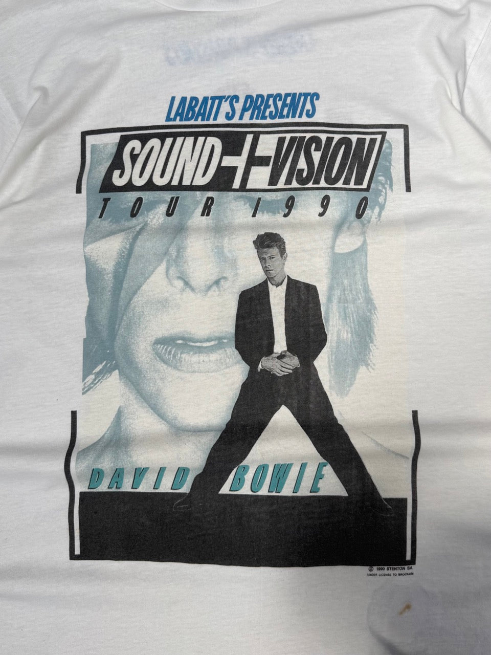 1990 David Bowie: Sound and Vision Tour Single Stitch Graphic Tee