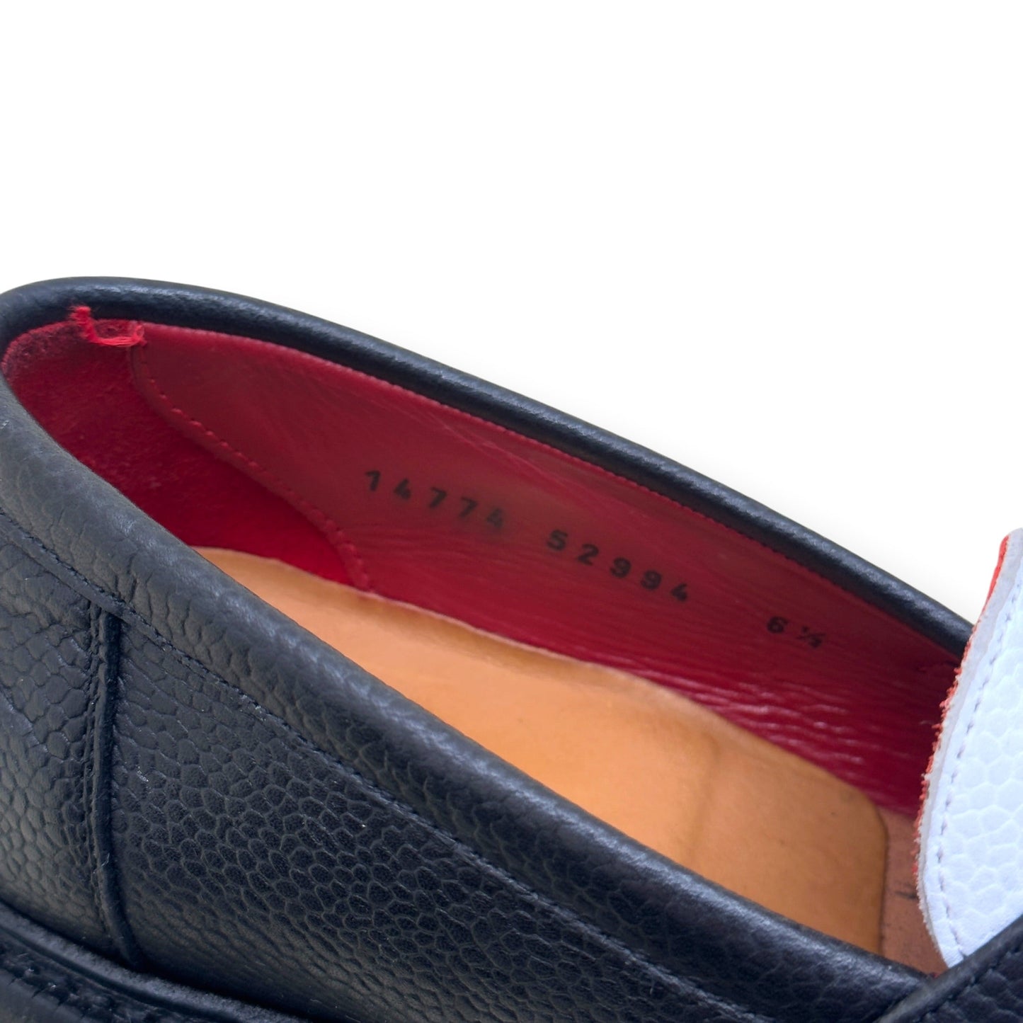 BLACKSTOCK & WEBER ELLIS LOAFERS BLACK / WHITE US6.5 / UK5.5 | UK 5.5, Black