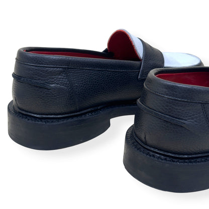 BLACKSTOCK & WEBER ELLIS LOAFERS BLACK / WHITE US6.5 / UK5.5 | UK 5.5, Black