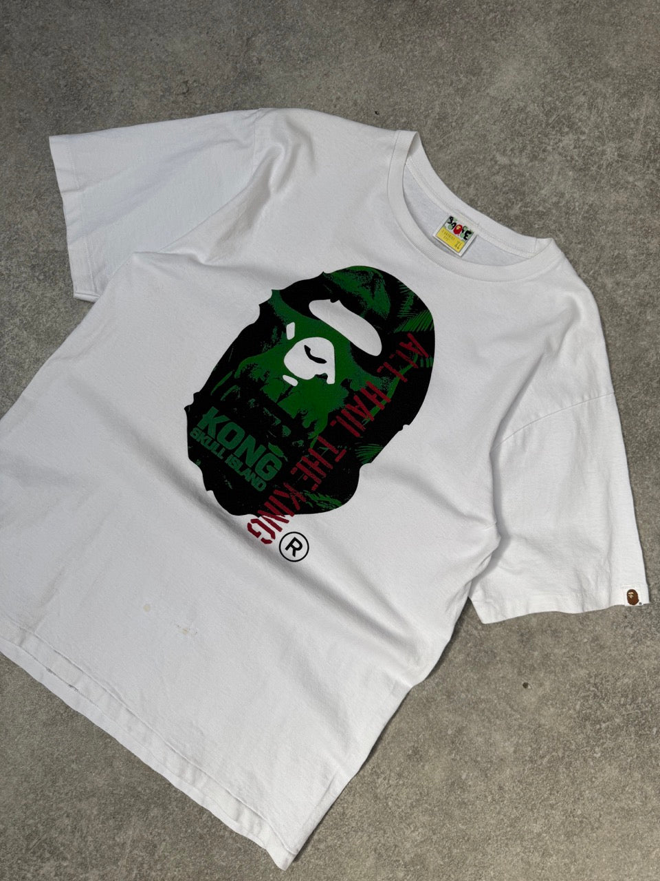 Bape Kong Skull Island Single Stitch Graphic Tee