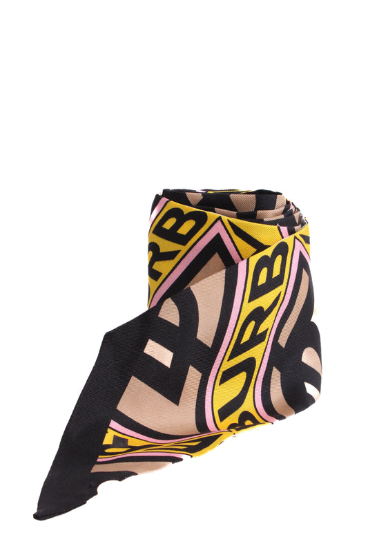 Burberry Double Side Logo Twilly Scarf Multi Coloured | O/S, Red
