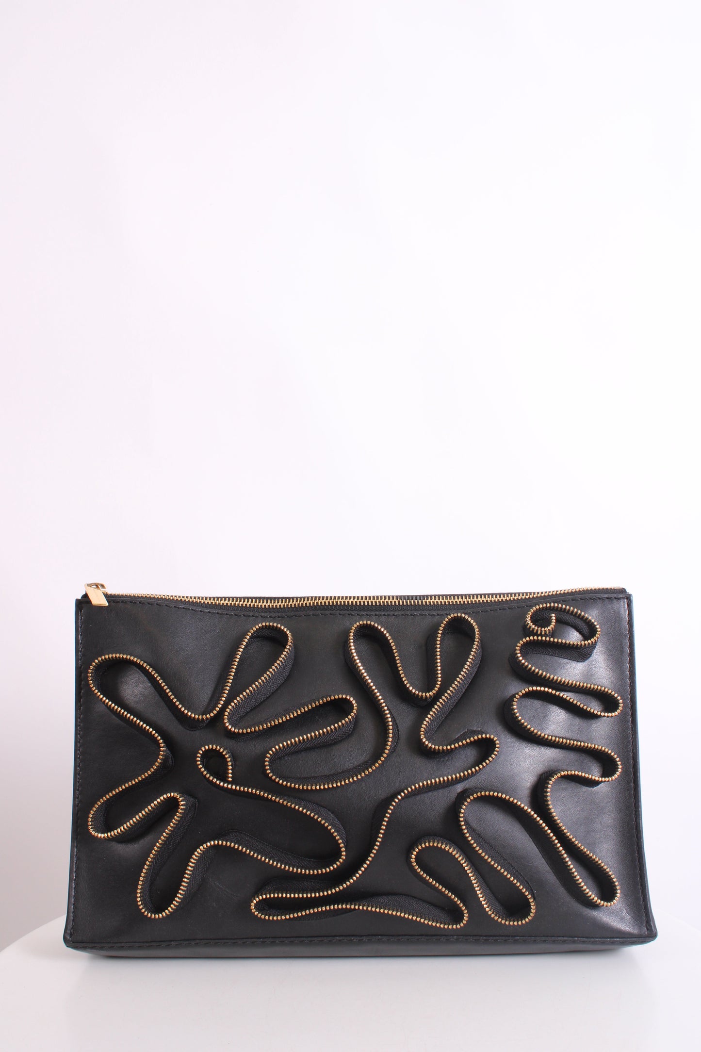 Stella MCcartney Zip Detail Clutch Black | O/S, Black