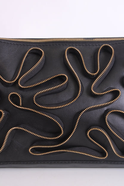 Stella MCcartney Zip Detail Clutch Black | O/S, Black