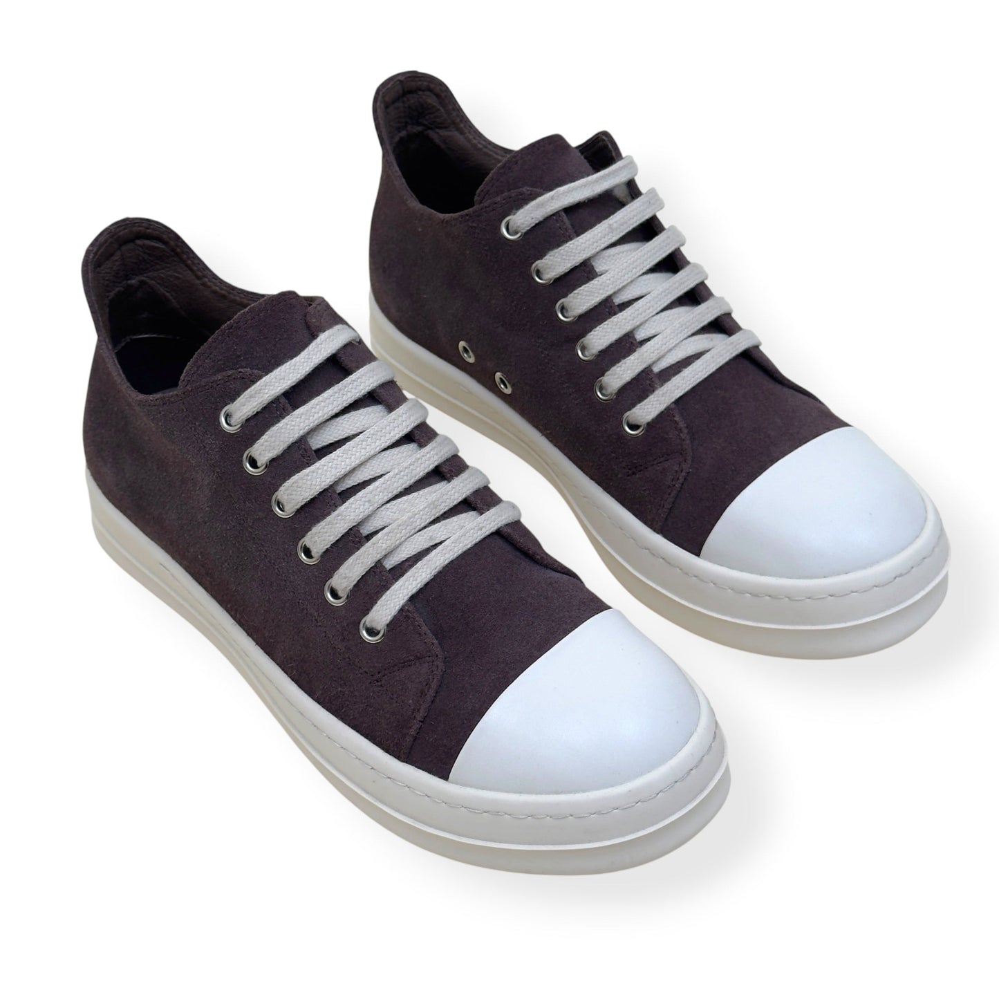 RICK OWENS RAMONES SNEAKER BROWN 41 / UK7 | UK 7, Brown