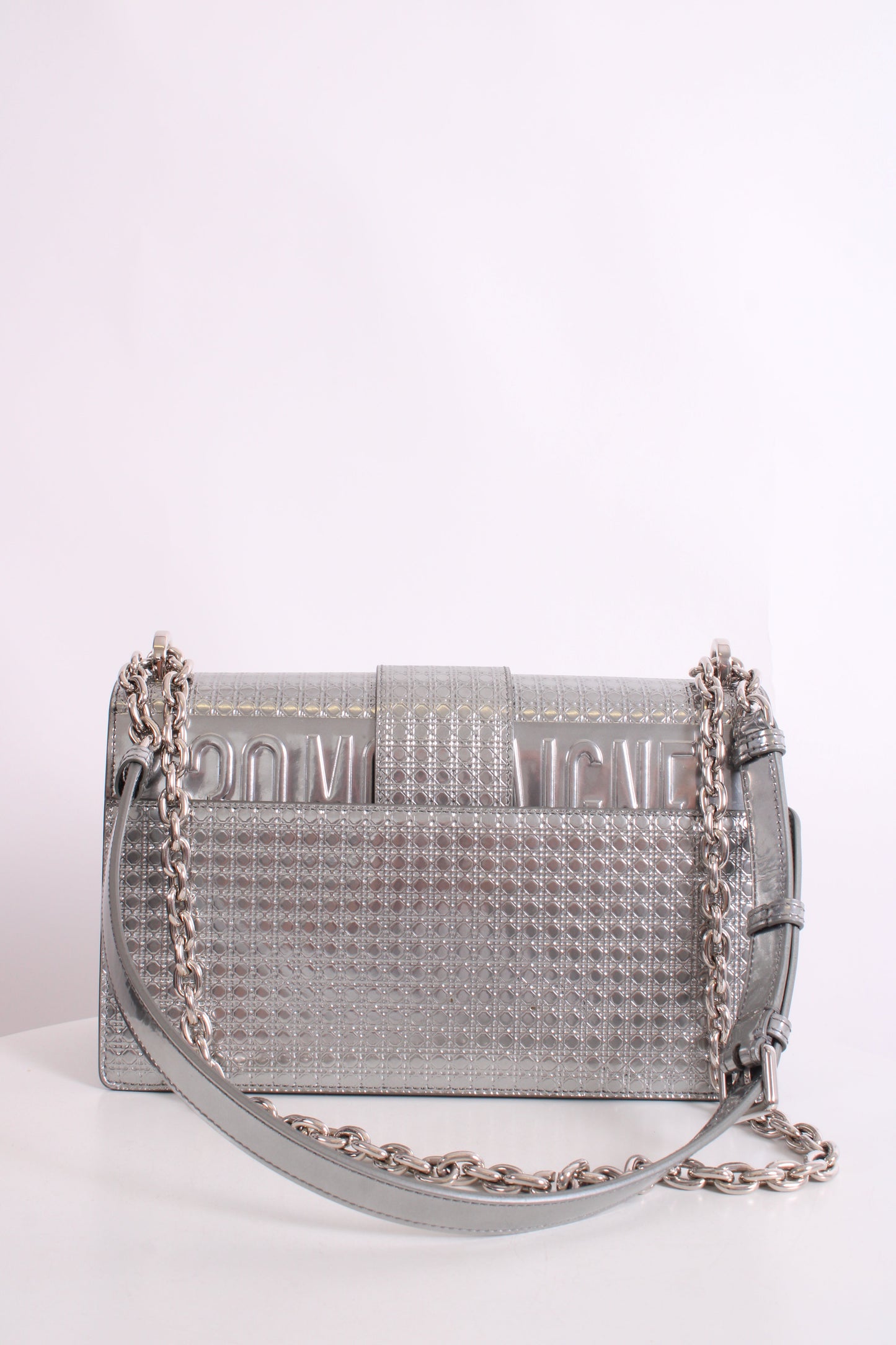 Christian Dior Cannage Montaigne Handbag Silver | O/S, Silver