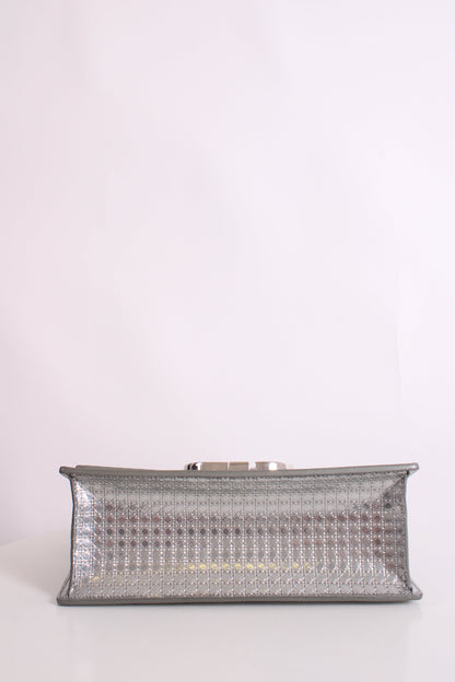 Christian Dior Cannage Montaigne Handbag Silver | O/S, Silver