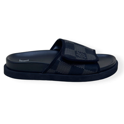 LOUIS VUITTON MIAMI MULES LUXURY BLACK UK6 | UK 6, Black