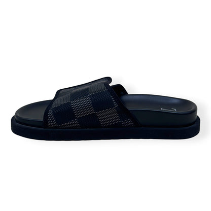 LOUIS VUITTON MIAMI MULES LUXURY BLACK UK6 | UK 6, Black