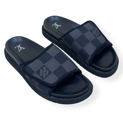 LOUIS VUITTON MIAMI MULES LUXURY BLACK UK6 | UK 6, Black